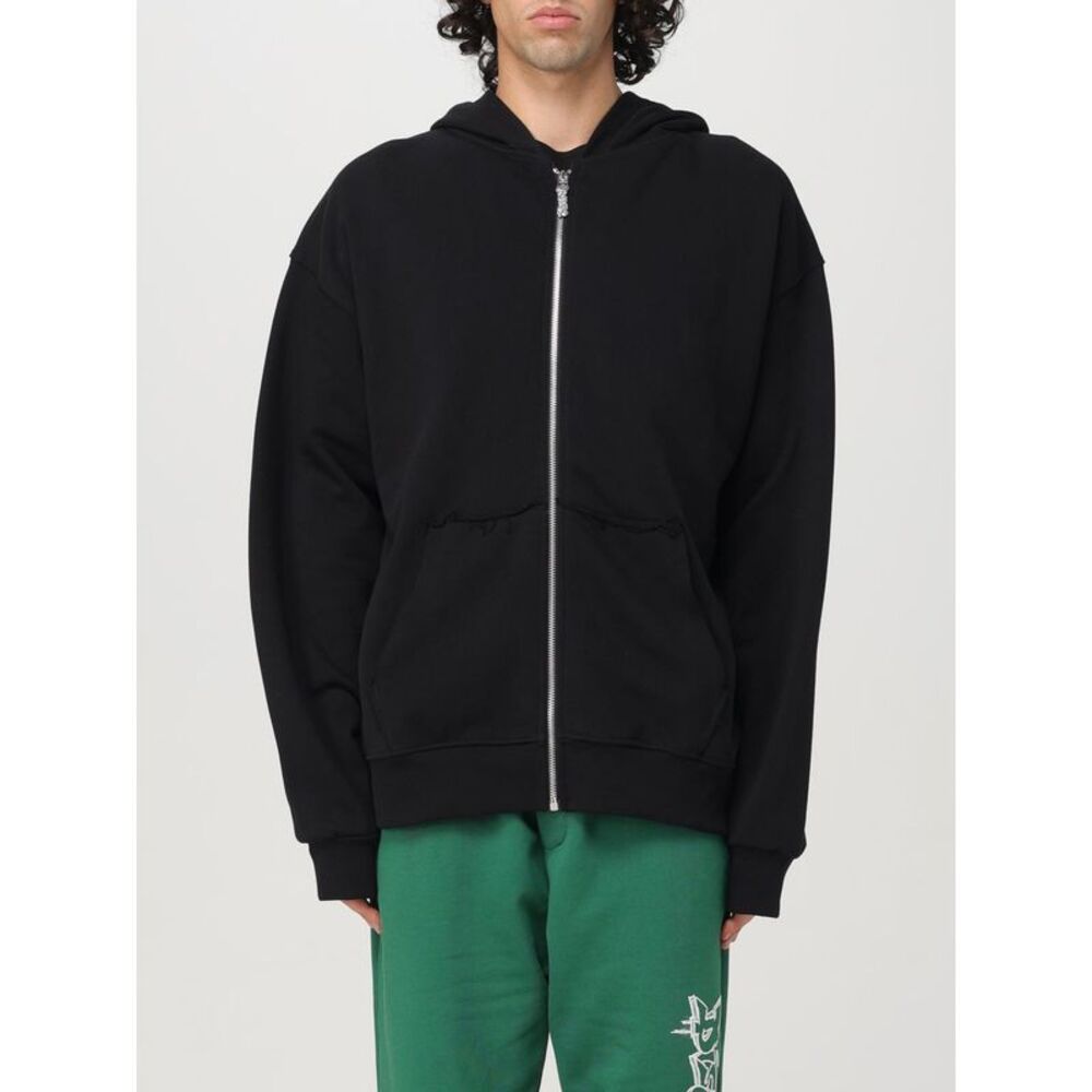 Disclaimer Sweatshirt Men Black